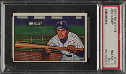 1951 Bowman #302 Jim Busy PSA NM-MT 8 (OC)
