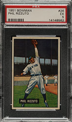 1951 Bowman #26 Phil Rizzuto PSA EX 5