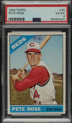 1966 Topps #30 Pete Rose PSA VG-EX 4