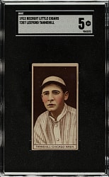 1912 T207 Brown Background Leeford Tannehill SGC EX 5