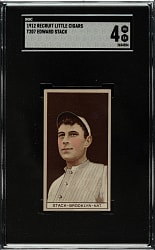 1912 T207 Brown Background Edward Stack SGC VG/EX 4