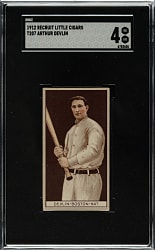 1912 T207 Brown Background Arthur Devlin SGC VG/EX 4