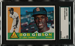 1960 Topps #73 Bob Gibson SGC EX 60
