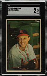 1953 Bowman Color #32 Stan Musial SGC GOOD 2