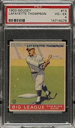 1933 R319 Goudey #13 Lafayette Thompson PSA VG-EX 4