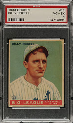 1933 R319 Goudey #11 Billy Rogell PSA VG-EX 4