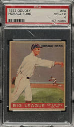 1933 R319 Goudey #24 Horace Ford PSA VG-EX 4