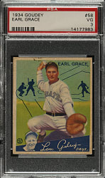 1934 R320 Goudey #58 Earl Grace PSA VG 3