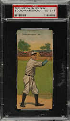1911 T201 Mecca Double Folder Donovan/Stroud PSA VG-EX 4
