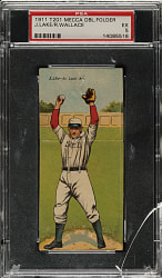 1911 T201 Mecca Double Folders Bobby Wallace/Lake PSA EX 5