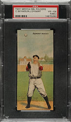 1911 T201 Mecca Double Folder Seymour/Dygert PSA VG-EX 4 (MC)