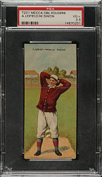 1911 T201 Mecca Double Folder Leifield/Simon PSA VG+ 3.5