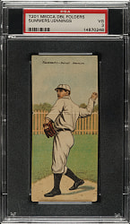 1911 T201 Mecca Double Folder Hughie Jennings/Summers PSA VG 3