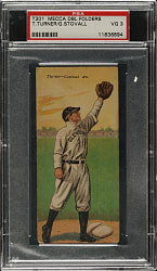 1911 T201 Mecca Double Folder Turner/Stovall PSA VG 3
