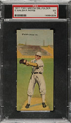 1911 T201 Mecca Double Folder Ed Walsh/Payne PSA EX 5