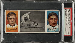 1912 T202 Hassan Triple Folder "Too Late For Devlin" Crandall/Meyers PSA VG 3