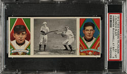 1912 T202 Hassan Triple Folder "Ambrose McConnell at Bat" Blair/Quinn PSA EX-MT 6