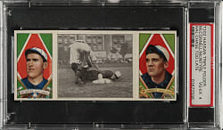 1912 T202 Hassan Triple Folder "Hal Chase Too Late" McConnell/McIntyre PSA VG-EX 4