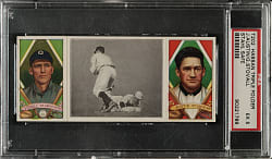 1912 T202 Hassan Triple Folder "Stahl Safe" Stovall/Austin PSA EX 5