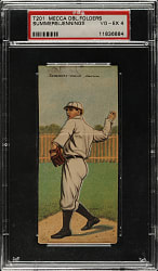 1911 T201 Mecca Double Folder Hugh Jennings/Summers PSA VG-EX 4
