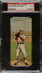 1911 T201 Mecca Double Folder Woodruff/Williams PSA VG 3