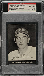 1955 Old Homestead Franks Des Moines Bruins John Pramesa PSA EX-MT 6