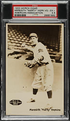 1933 Worch Cigar American Association Marty Hopkins PSA VG-EX+ 4.5