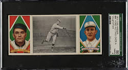 1912 T202 Hassan Triple Folder "Ford Putting Over a Spitter" Vaughn/Ford SGC VG/EX 50