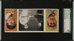 1912 T202 Hassan Triple Folder "Just Before the Battle" Roger Bresnahan/John McGraw SGC VG/EX 50