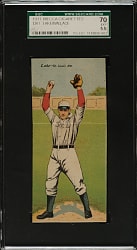 1911 T201 Mecca Double Folders Bobby Wallace/Lake SGC EX+ 70