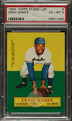 1964 Topps Stand-Up Ernie Banks PSA EX-MT 6