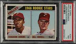 1966 Topps #254 Fergie Jenkins Rookie PSA NM 7