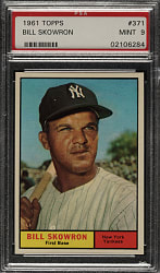 1961 Topps #371 Bill Skowron PSA MINT 9