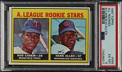 1967 Topps #569 Rod Carew Rookie PSA EX-MT 6