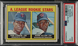 1967 Topps #569 Rod Carew Rookie PSA EX 5