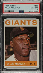 1964 Topps #350 Willie McCovey PSA NM-MT 8