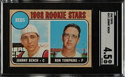1968 Topps #247 Johnny Bench Rookie SGC VG/EX+ 4.5