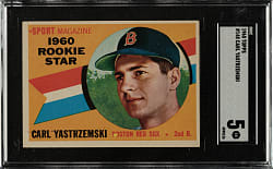 1960 Topps #148 Carl Yastrzemski Rookie SGC EX 5