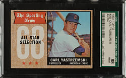 1968 Topps #369 Carl Yastrzemski All-Star SGC NM/MT 88