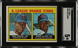 1967 Topps #569 Rod Carew Rookie SGC EX 5