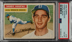1956 Topps #79 Sandy Koufax White Back PSA VG-EX 4