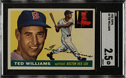 1955 Topps #2 Ted Williams SGC GOOD+ 2.5