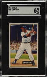 1951 Bowman #151 Larry Doby SGC EX/NM 6