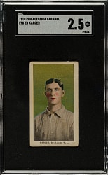 1910 E96 Philadelphia Caramel Ed Karger SGC GOOD+ 2.5