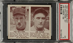 1941 R330 Double Play #57/58 Ted Williams/Tabor PSA EX 5