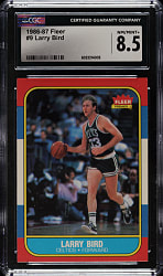1986-1987 Fleer Basketball #9 Larry Bird CGC NM/MINT+ 8.5