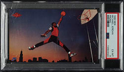 1985 Nike Basketball Michael Jordan Rookie Promo PSA EX-MT 6