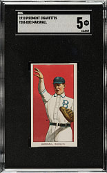 1909-1911 T206 White Border Doc Marshall SGC EX 5