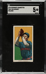 1909-1911 T206 White Border Tom Downey Fielding SGC EX 5