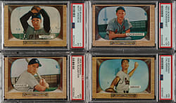 1955 Bowman PSA-Graded Collection (20) Including Hoyt Wilhelm, Enos Slaughter and Red Schoendienst